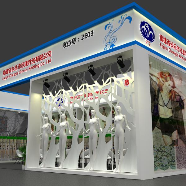SIUF深圳內(nèi)衣展，展臺(tái)設(shè)計(jì)的與品牌一樣性感
